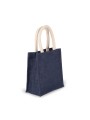 KIMOOD Sac style cabas en toile de jute - petit modèle  personnalisable