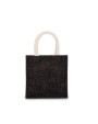Tote bags KIMOOD Shopper van jutecanvas - klein model voor bedrukking &amp; borduring