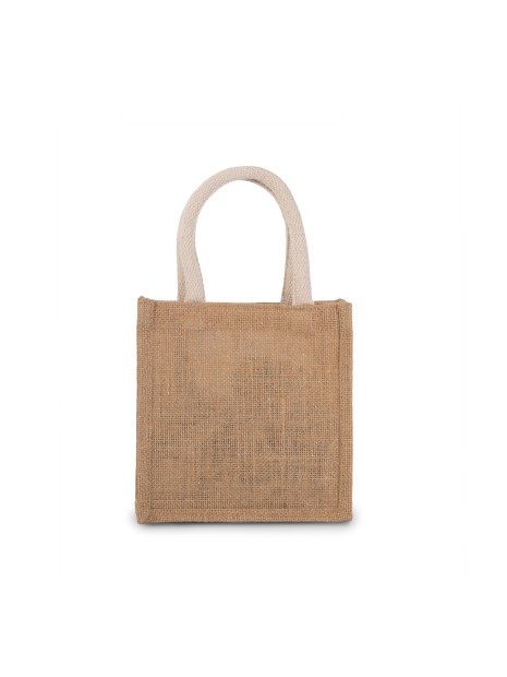 KIMOOD Sac style cabas en toile de jute - petit modèle /api/colors/69701f53-78a9-4fa4-aa10-cf13b1e0959d personnalisable