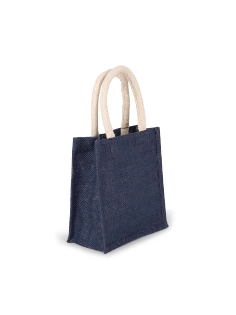 KIMOOD Sac style cabas en toile de jute - petit modèle  personnalisable