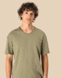 T-shirts SPASSO Ecologisch heren-T-shirt met slubhals en afhangende schouders voor bedrukking &amp; borduring