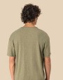 T-shirts SPASSO Ecologisch heren-T-shirt met slubhals en afhangende schouders voor bedrukking &amp; borduring