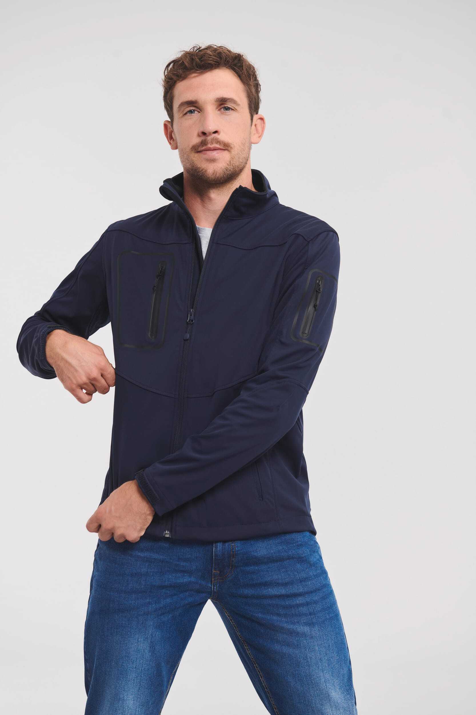 Softshells personnalisable RUSSELL VESTE HOMME Sportshell 5000