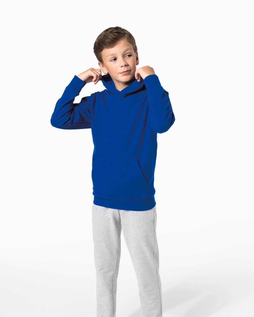 Sweaters & hoodies KARIBAN Kindersweater met capuchon voor bedrukking &amp; borduring