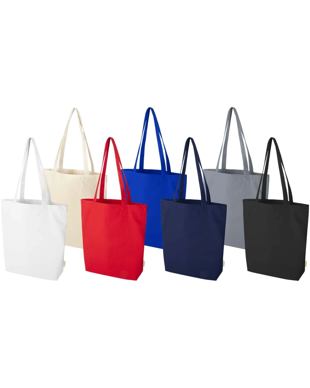 Tote bags personnalisable 4DO Sac shopping Odisha de 10 L bio certifié OCS 270 g/m²