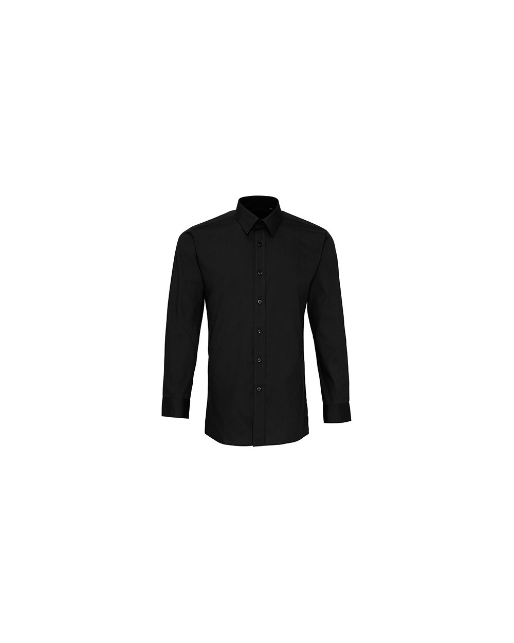 PREMIER Men's Long Sleeve Fitted Poplin Shirt Hemden personalisierbar