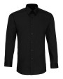 PREMIER Men's Long Sleeve Fitted Poplin Shirt Hemden personalisierbar
