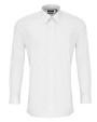 PREMIER Men's Long Sleeve Fitted Poplin Shirt Hemden personalisierbar