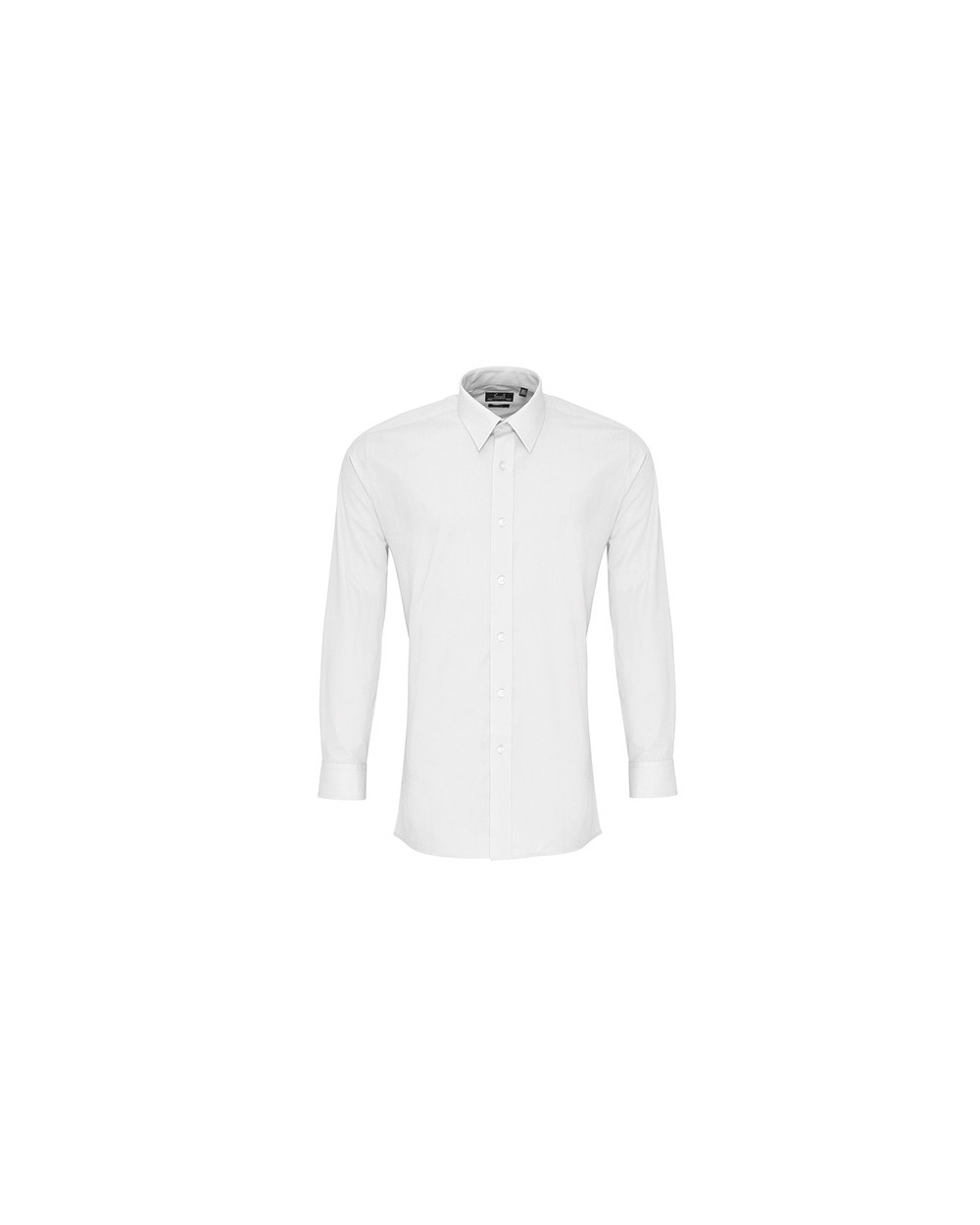 PREMIER Men's Long Sleeve Fitted Poplin Shirt Hemden personalisierbar