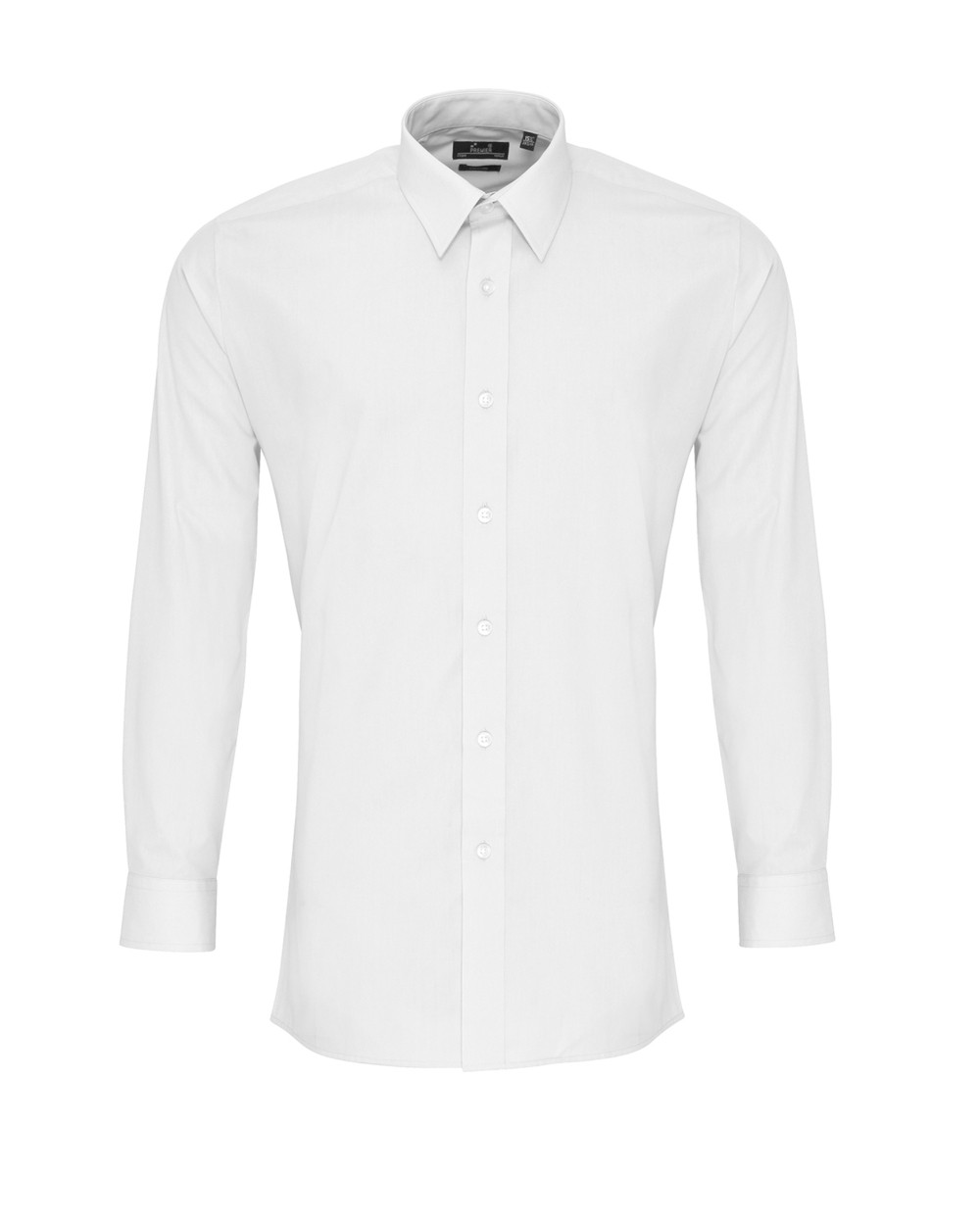 PREMIER Men's Long Sleeve Fitted Poplin Shirt Hemden personalisierbar