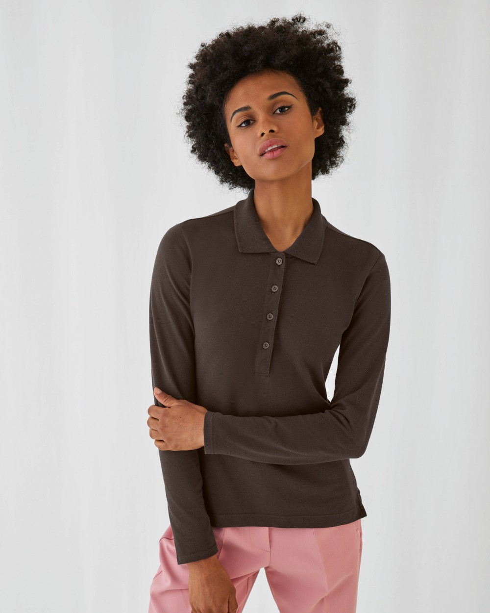 B&C Safran Pure LSL/women Polo Poloshirts personalisierbar