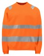 Sweaters & hoodies PROJOB 6106 SIGNALISATIESWEATER RONDE HALS EN ISO 20471 KLASSE 3 voor bedrukking &amp; borduring