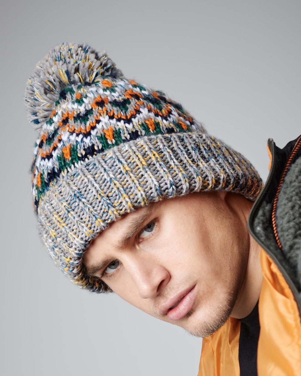 Mutsen BEECHFIELD BLIZZARD BOBBLE BEANIE voor bedrukking &amp; borduring