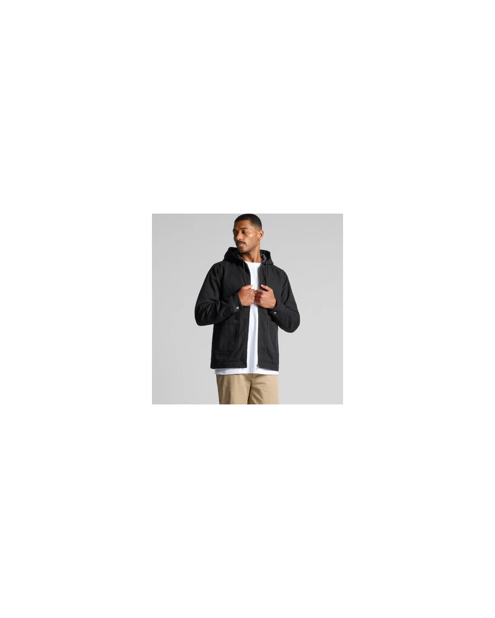 Vestes personnalisable AS COLOUR Canvas Heavy Hooded Jacket