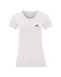 FOL Ladies Vintage T Small Logo Print T-Shirts personalisierbar