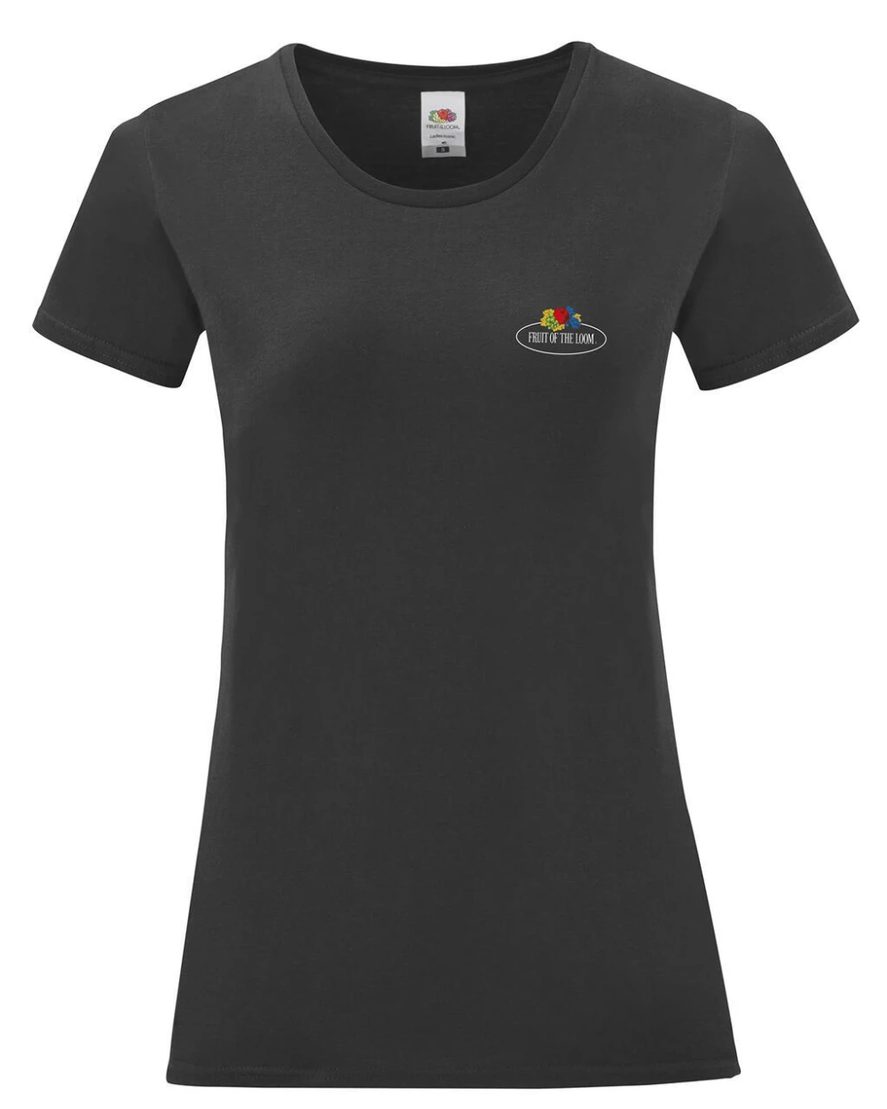 FOL Ladies Vintage T Small Logo Print T-Shirts personalisierbar