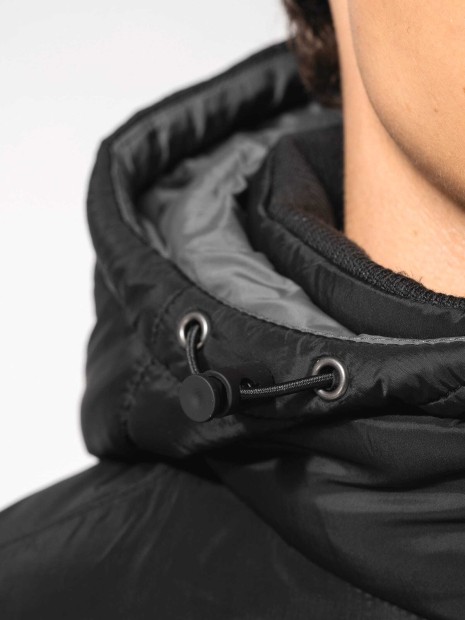 Vestes à personnaliser KARIBAN Parka doudoune légère à capuche homme 