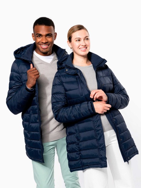 Vestes à personnaliser KARIBAN Parka doudoune légère à capuche homme 