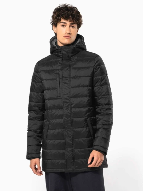 Vestes à personnaliser KARIBAN Parka doudoune légère à capuche homme 
