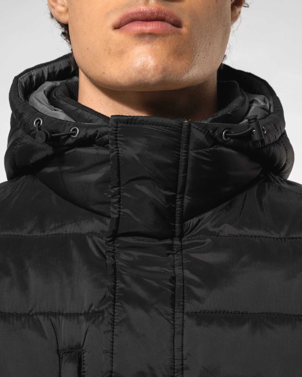 Jassen KARIBAN Lichte herenparka met capuchon voor bedrukking &amp; borduring