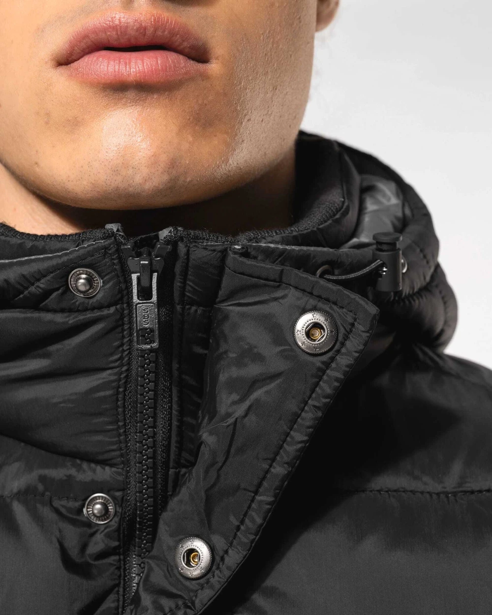 Vestes personnalisable KARIBAN Parka doudoune légère à capuche homme