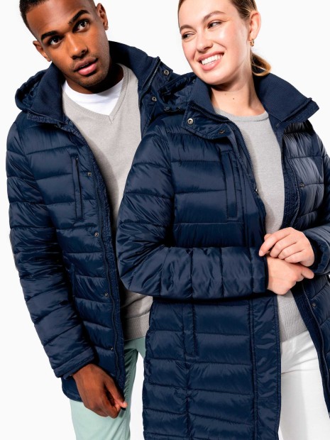 Vestes à personnaliser KARIBAN Parka doudoune légère à capuche homme 