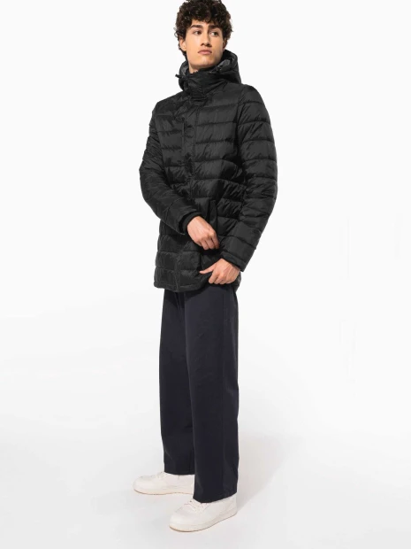 Vestes à personnaliser KARIBAN Parka doudoune légère à capuche homme 