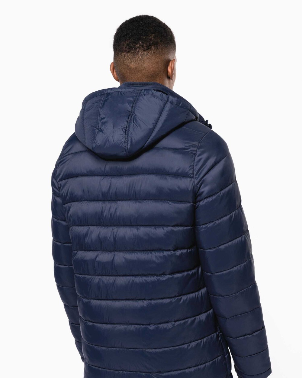 KARIBAN Leichter Herren-Daunenparka mit Kapuze Jacken personalisierbar