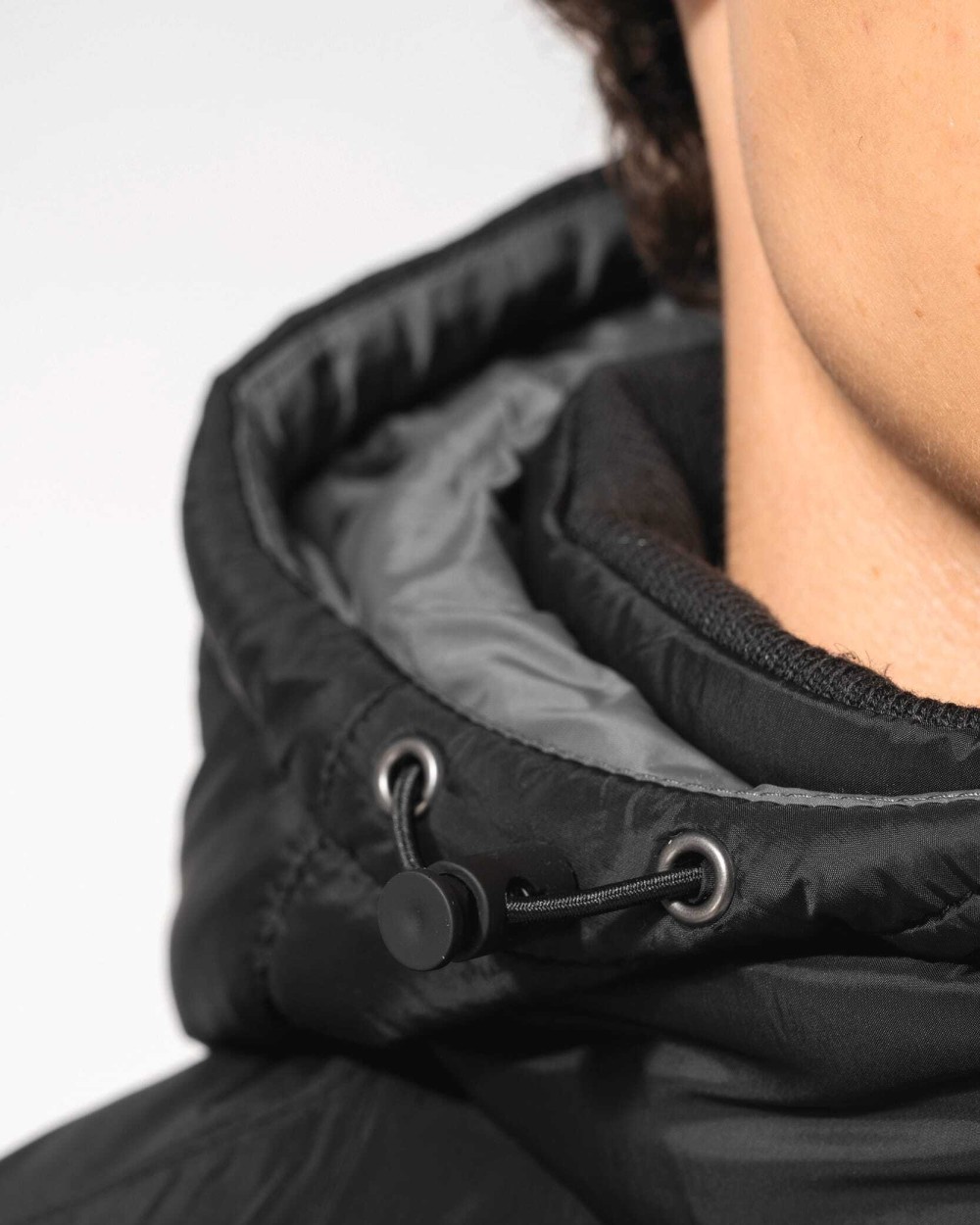 Jassen KARIBAN Lichte herenparka met capuchon voor bedrukking &amp; borduring
