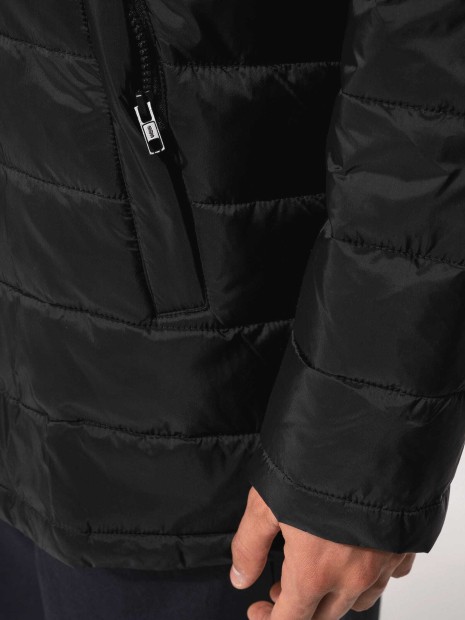 Vestes à personnaliser KARIBAN Parka doudoune légère à capuche homme 