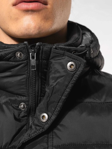 Vestes à personnaliser KARIBAN Parka doudoune légère à capuche homme 