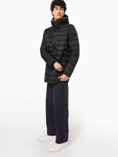 Vestes à personnaliser KARIBAN Parka doudoune légère à capuche homme 