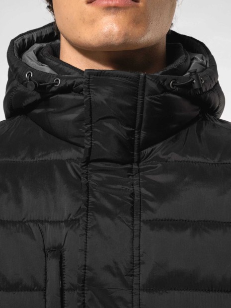 Vestes à personnaliser KARIBAN Parka doudoune légère à capuche homme 