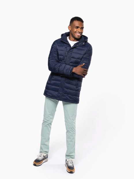 Vestes à personnaliser KARIBAN Parka doudoune légère à capuche homme 