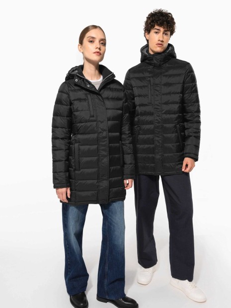 Vestes à personnaliser KARIBAN Parka doudoune légère à capuche homme 