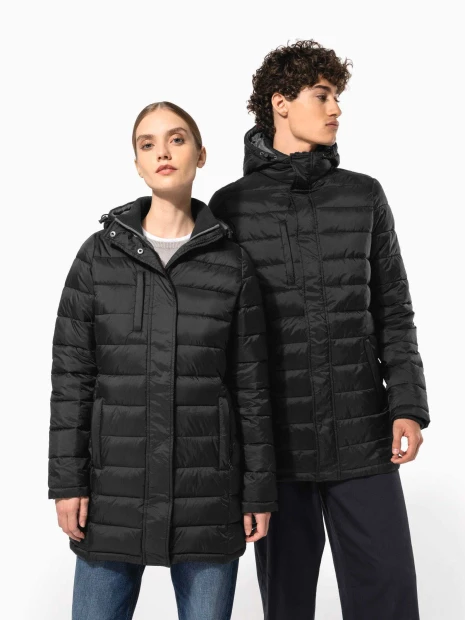 Vestes à personnaliser KARIBAN Parka doudoune légère à capuche homme 