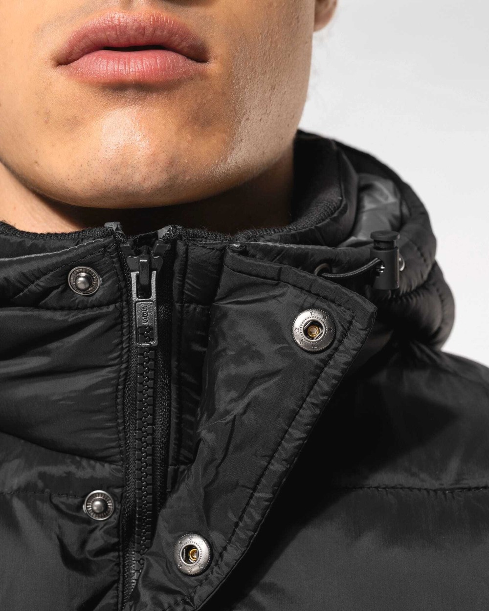 Jassen KARIBAN Lichte herenparka met capuchon voor bedrukking &amp; borduring