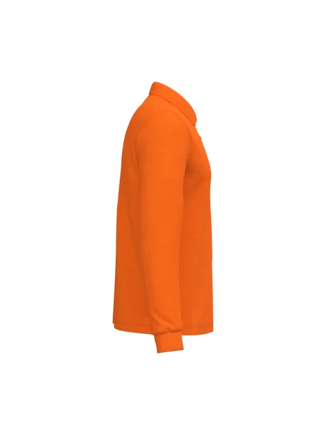 KARIBAN Polo manches longues homme /api/colors/d51260d5-b263-4200-988d-ee19f414959e personnalisable