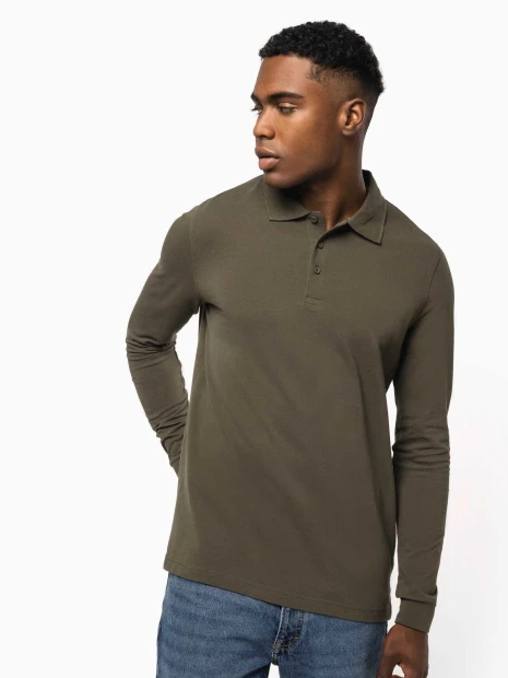 Polos à personnaliser KARIBAN Polo manches longues homme 