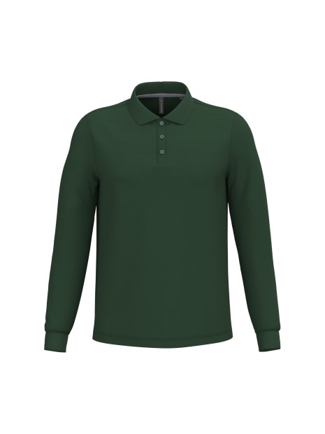 KARIBAN Polo manches longues homme /api/colors/04ff5422-733a-4283-80b4-be8cd0eba314 personnalisable