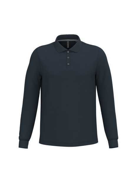 KARIBAN Polo manches longues homme /api/colors/b68891a9-1d28-4f7a-8deb-775c45027afd personnalisable