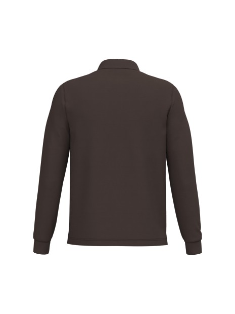 KARIBAN Polo manches longues homme /api/colors/b1e9730e-2307-4dc6-a97e-0dcccdb1ecfa personnalisable