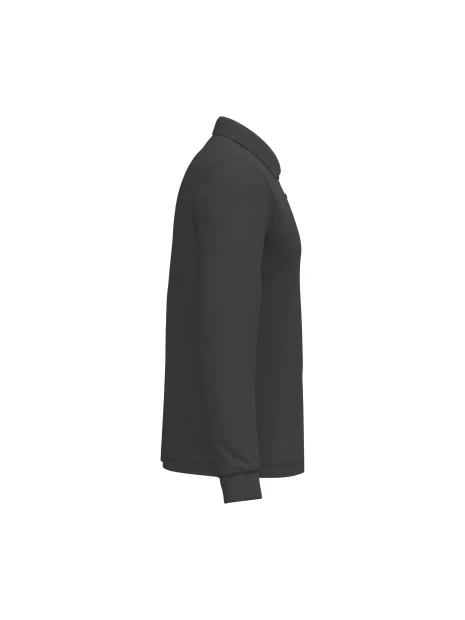 KARIBAN Polo manches longues homme /api/colors/3664e9be-231a-44a8-bacd-707b001b474c personnalisable