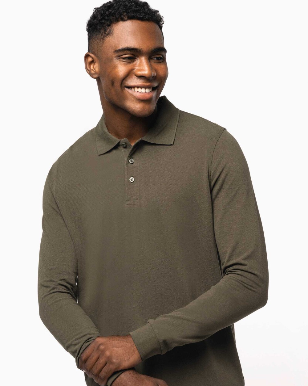 Polos personnalisable KARIBAN Polo manches longues homme
