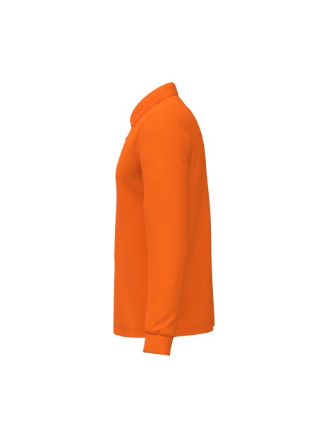 KARIBAN Polo manches longues homme /api/colors/d51260d5-b263-4200-988d-ee19f414959e personnalisable