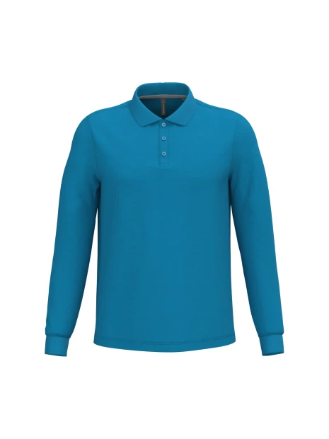 KARIBAN Polo manches longues homme /api/colors/3848809b-00f3-4a7f-8b57-fc0187a98ade personnalisable