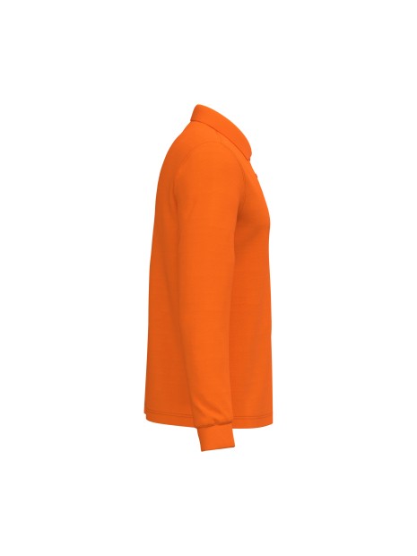 KARIBAN Polo manches longues homme /api/colors/d51260d5-b263-4200-988d-ee19f414959e personnalisable