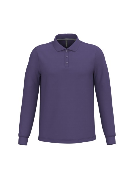 KARIBAN Polo manches longues homme /api/colors/f28ecd26-255e-4b18-a29c-08c2af1111d3 personnalisable