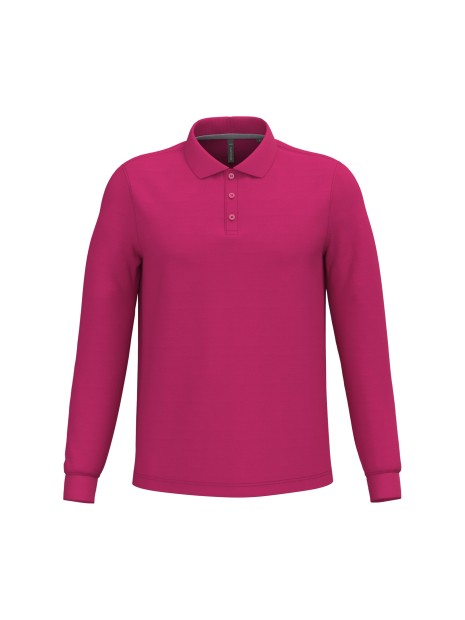 KARIBAN Polo manches longues homme /api/colors/0327c765-dd20-409c-911d-31f7a9b4c2f5 personnalisable