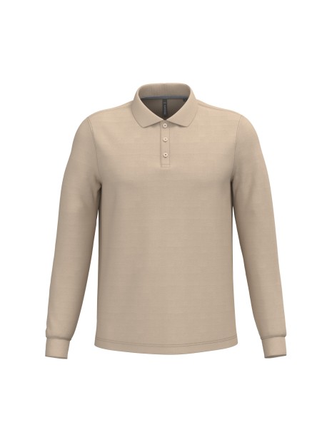 KARIBAN Polo manches longues homme /api/colors/1d539d1a-76f0-4132-93c4-8034fe18b1e9 personnalisable